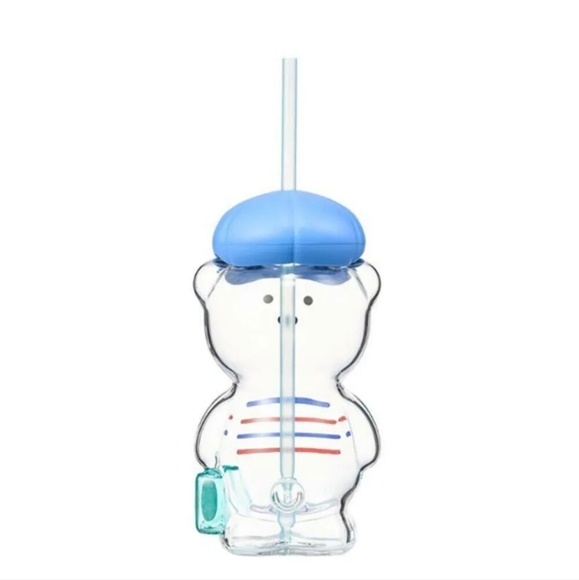 NWT Starbucks Korea 2023 Summer Bearista Glass Coldcup Summer Phase 2 - Picture 5 of 5
